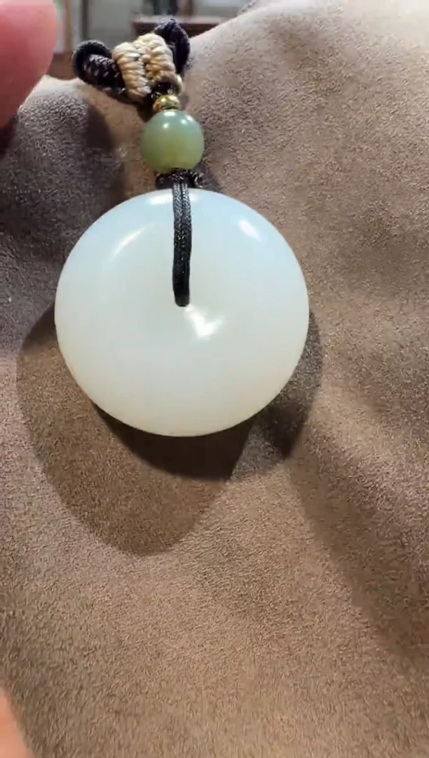 【闪购商品】和田玉吊坠未镶嵌1395平安扣