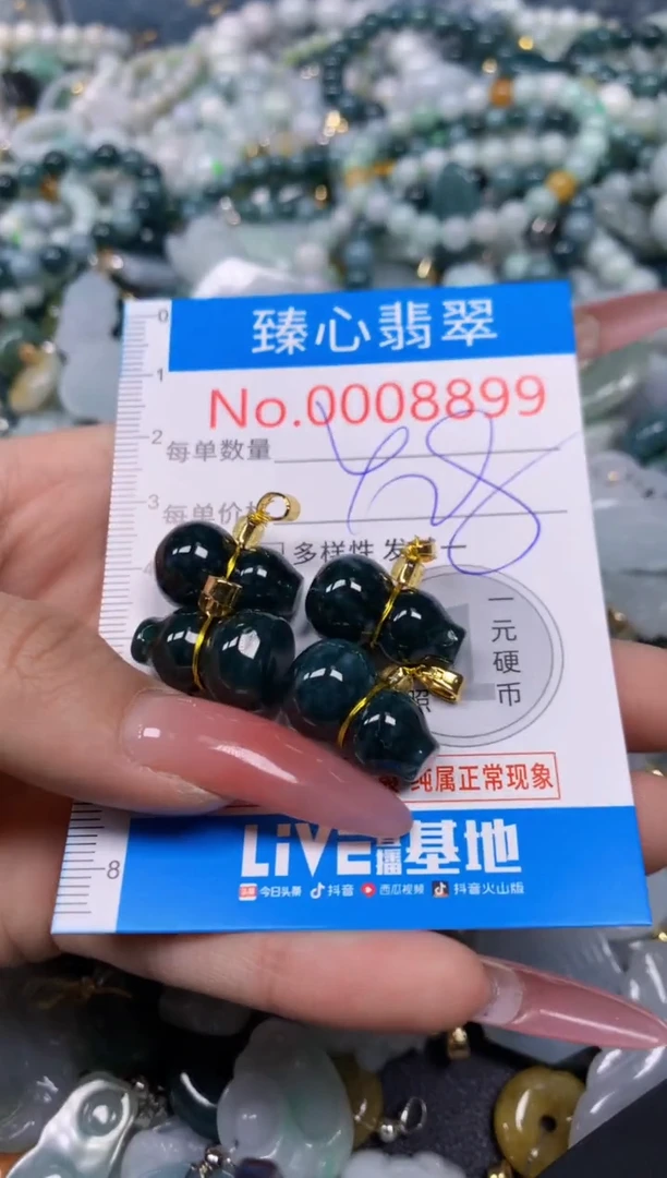 【闪购商品】翡翠颈饰未镶嵌含绳0008899