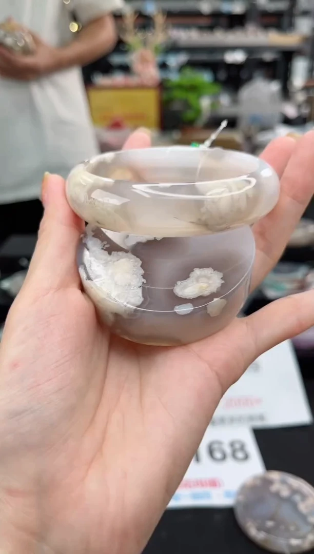 【闪购商品】石英质玉手镯未镶嵌62圈口（赠品镯心）1465793