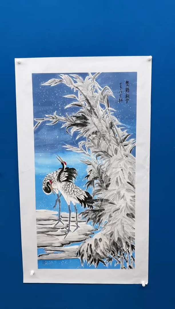 【闪购商品】国画张-四尺雪景/无框/W