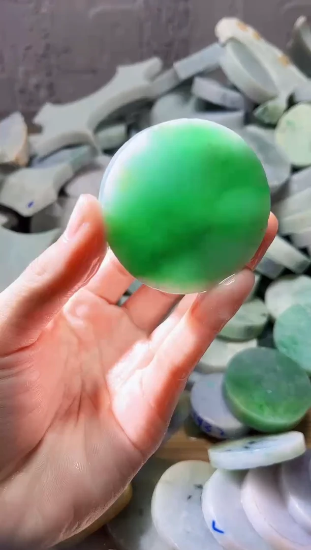 裸石翡翠翡翠a货正品玉石古陈212