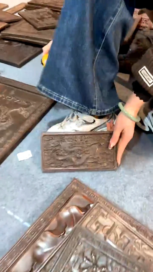 【闪购商品】木A紫檀雕刻板一物一拍以直播间为准