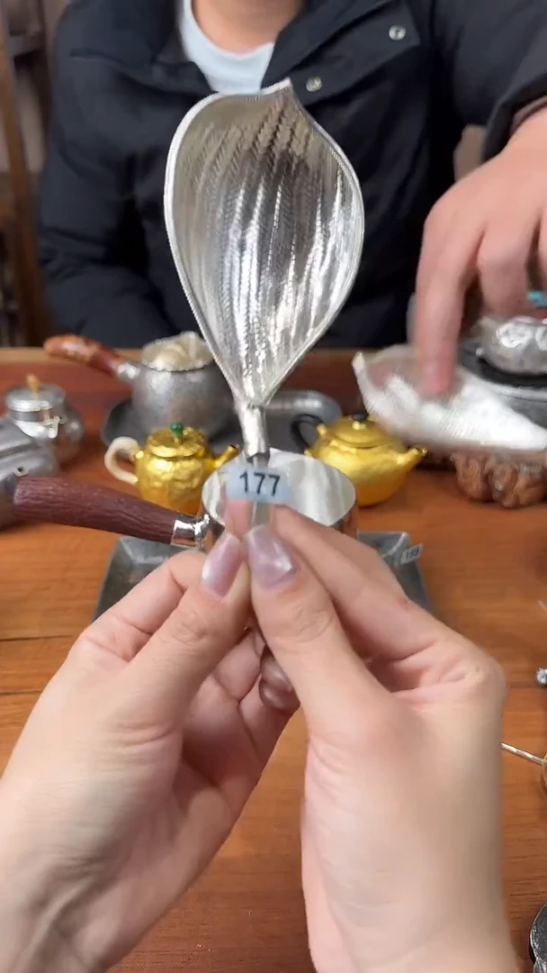 板娘的茶纯手工纯银茶具177