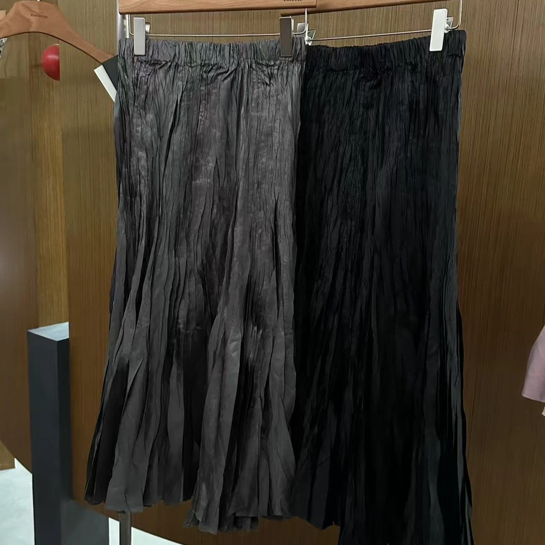 JIUJIU【温柔模版】春夏新款休闲百搭山本设计感半身裙