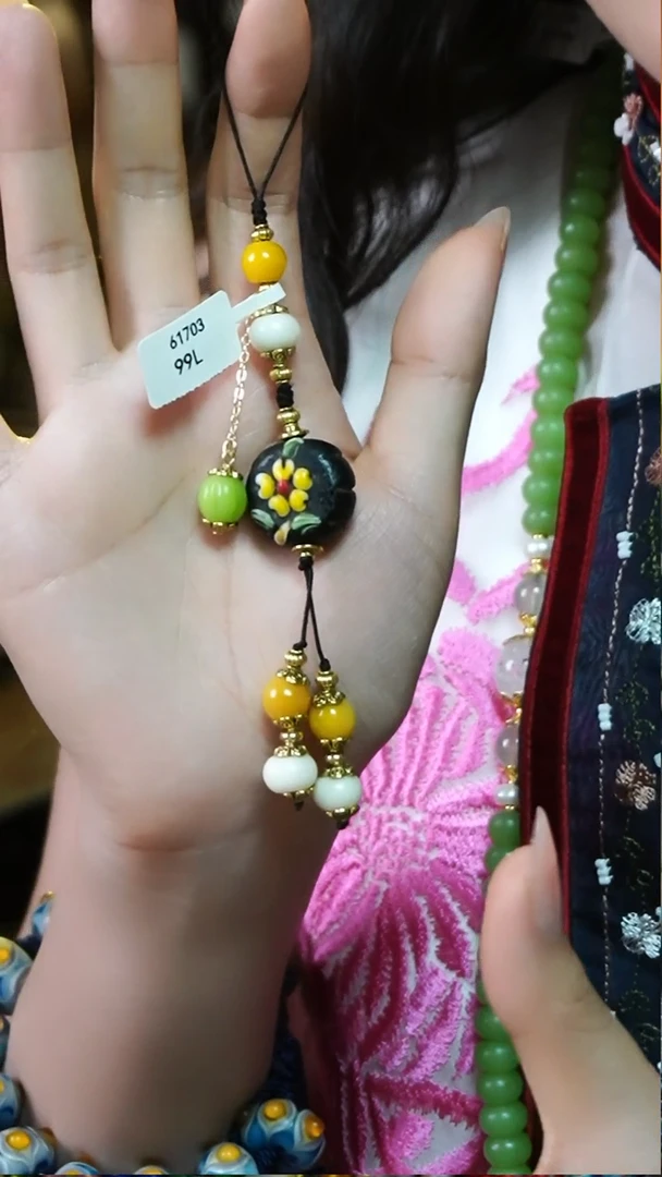 琉璃项链包挂 -