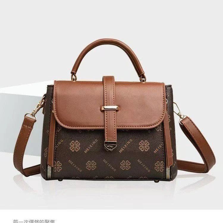 新款妈妈包百搭手提包时尚轻奢质感单肩包..