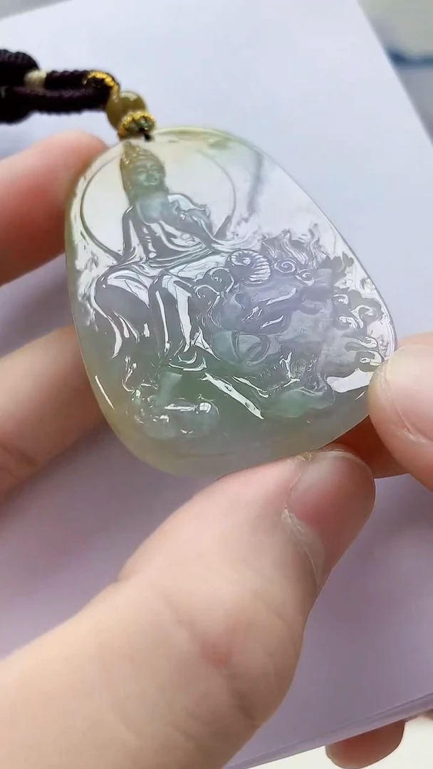 未镶嵌定制翡翠5028bb-毛货挂件100