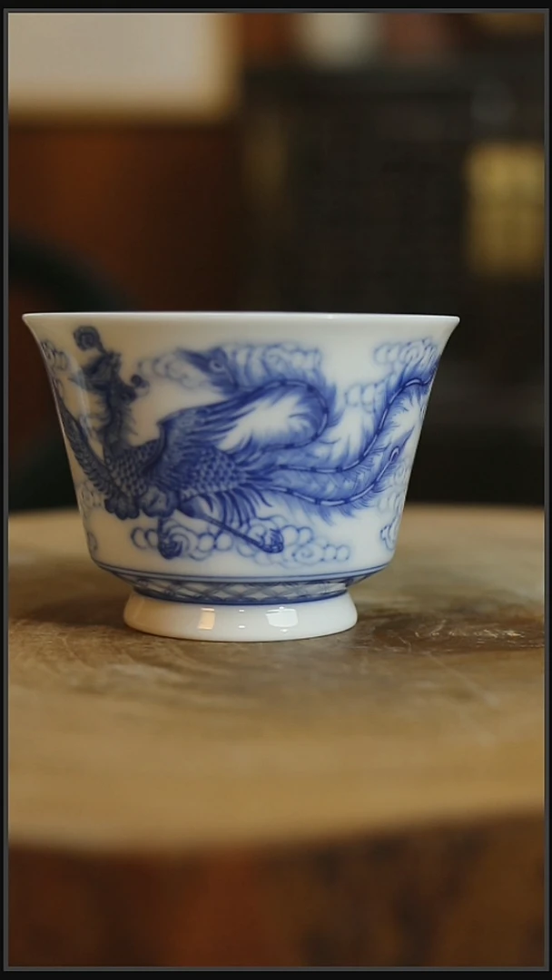 鼎宗妙也龙凤薄胎杯