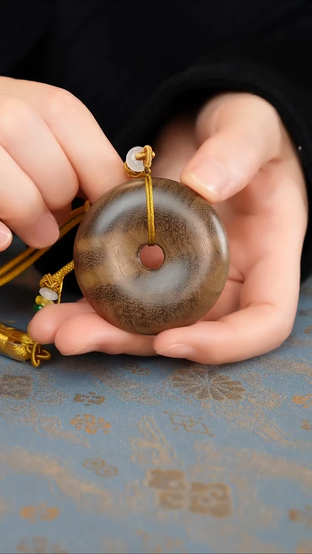 乌木类家具金丝楠阴沉木 满纹平安扣