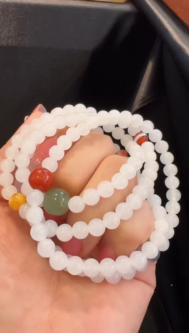 手链未镶嵌和田玉手串