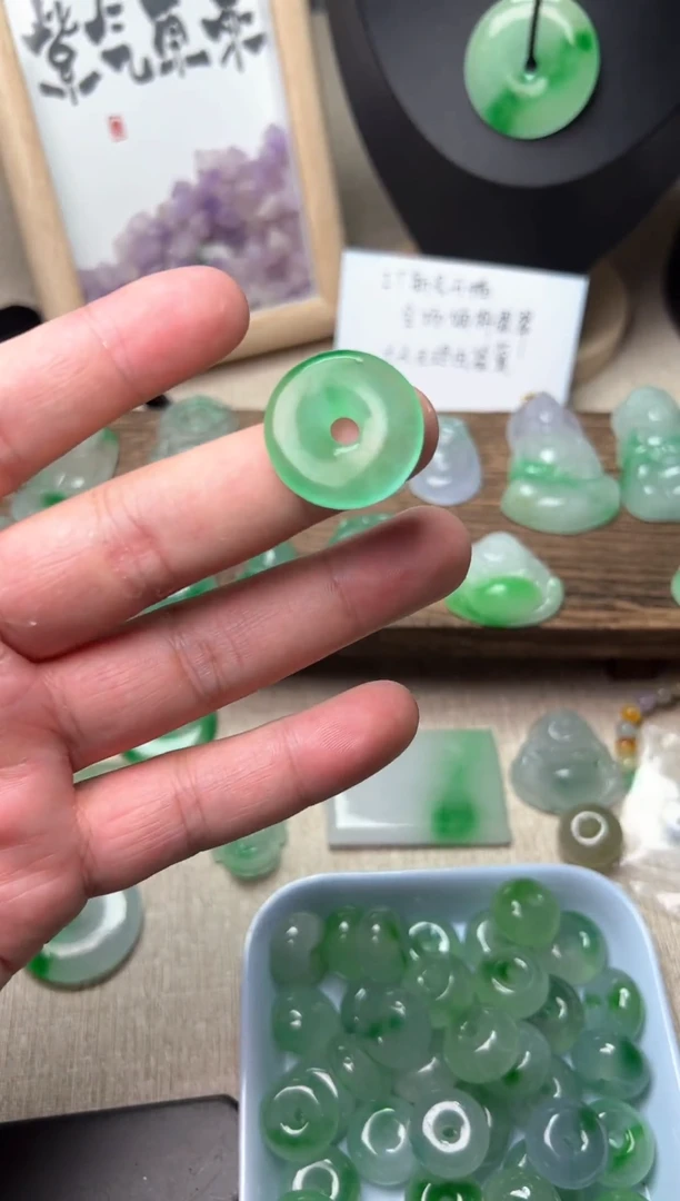 颈饰未镶嵌翡翠所见即所得，一图一物