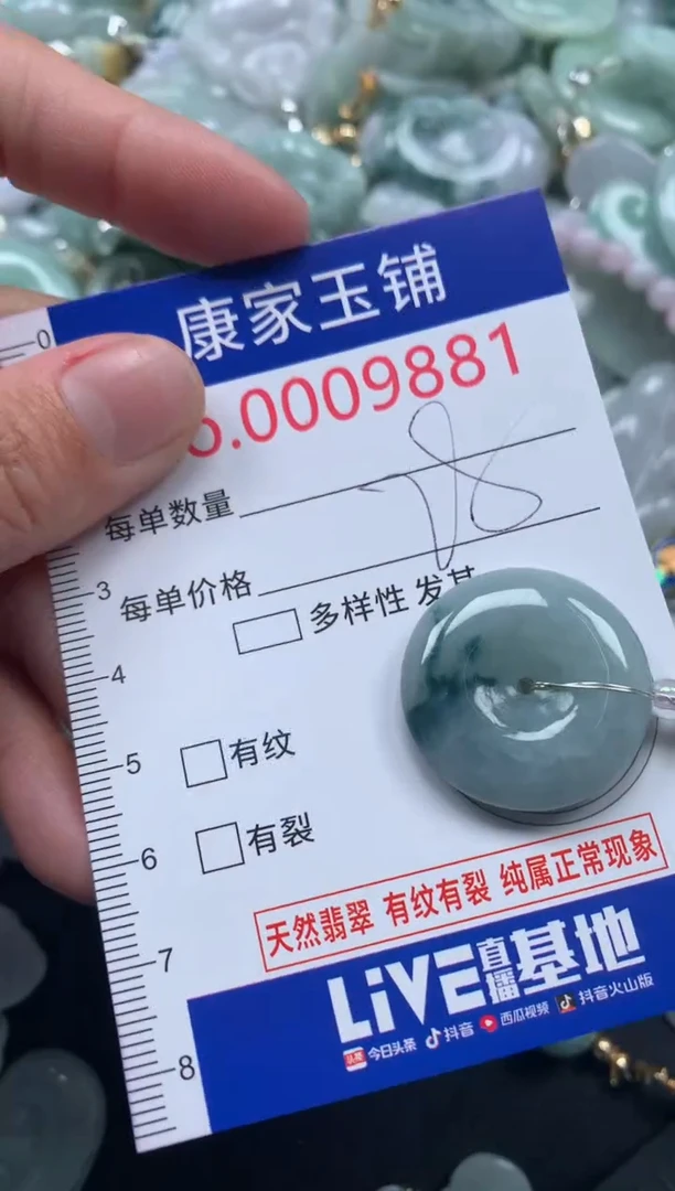 颈饰未镶嵌翡翠9881