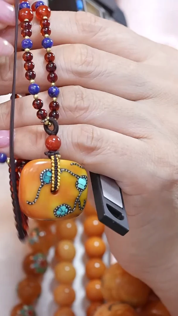 蜜蜡颈饰未镶嵌3299天然蜜蜡珠宝奇石云端妖孽全部保真