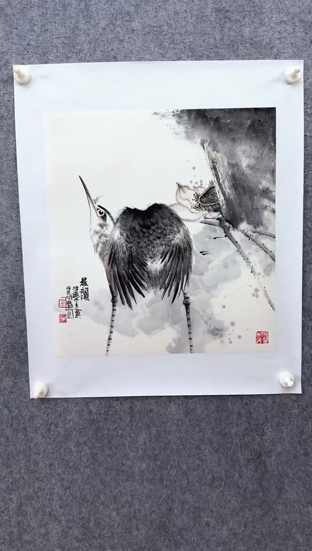 国画ST-HQS老师绘画作品