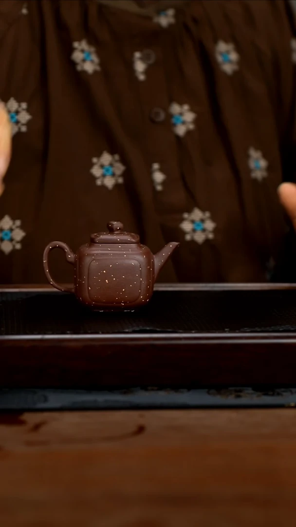 茶壶紫砂125cc黄龙山原矿紫泥鸣远四方14