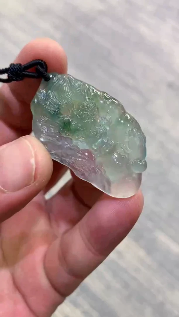 颈饰未镶嵌翡翠天然A货翡翠