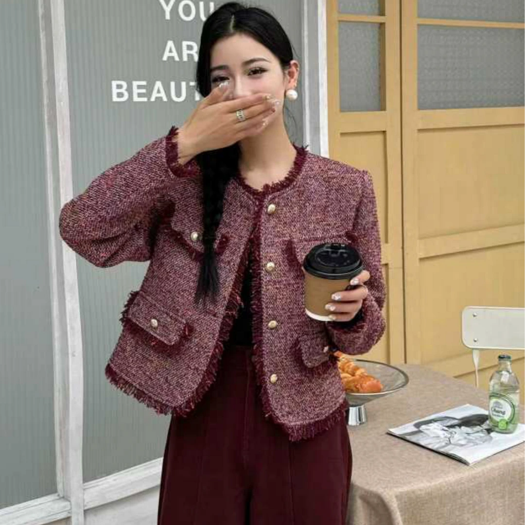 新款时尚小香羽绒外套2649