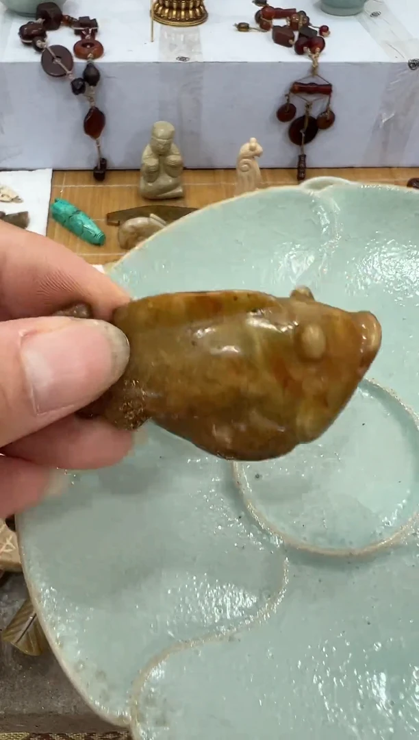 瓷片手工，手绘，陶瓷