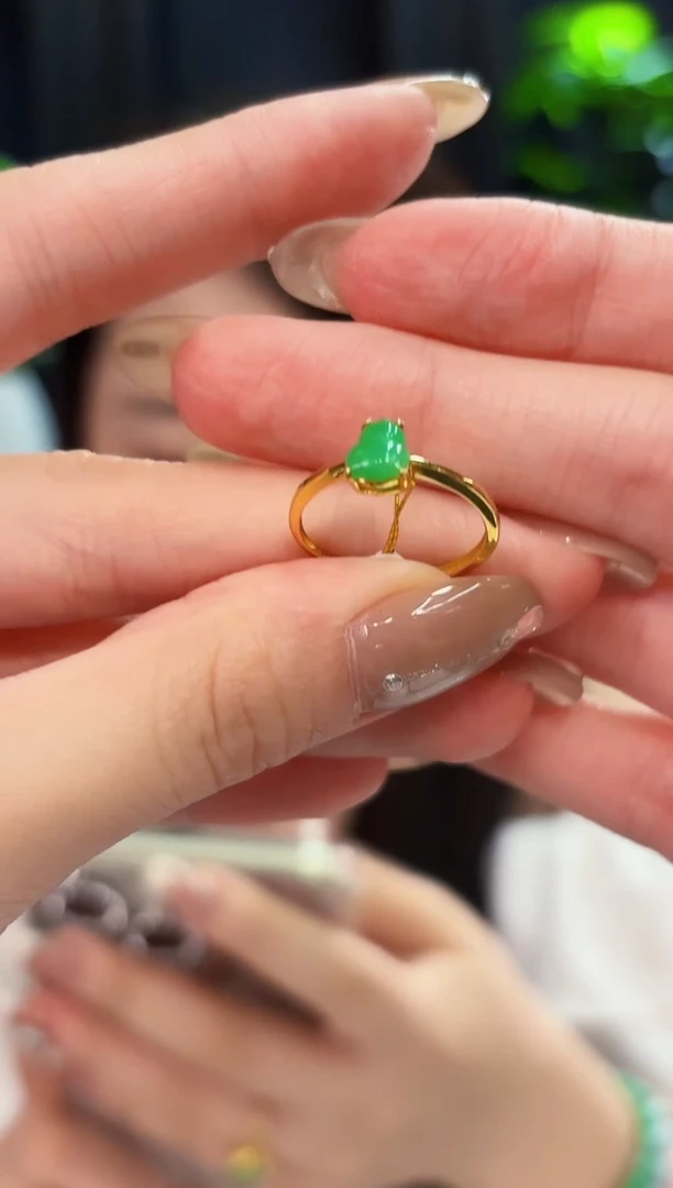 翡翠戒指未镶嵌 缅料A货/支持复检/一件