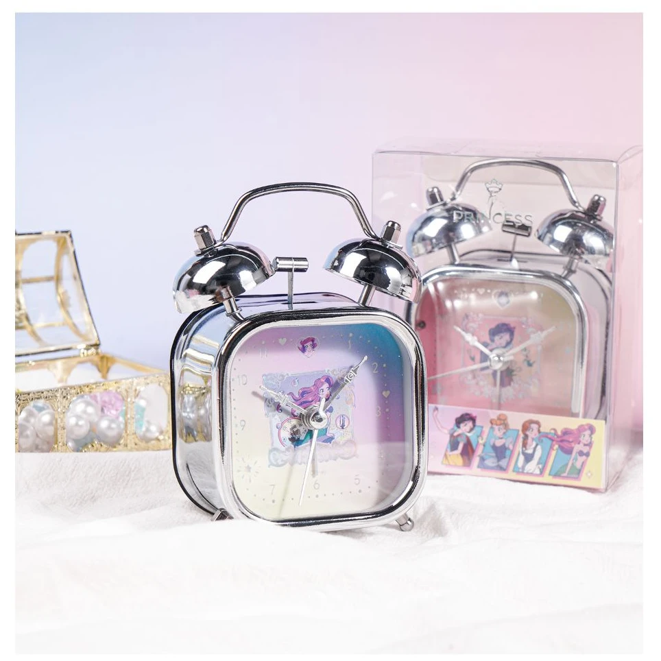 麦和3寸双铃方形闹钟R0 9003（颜色随发）