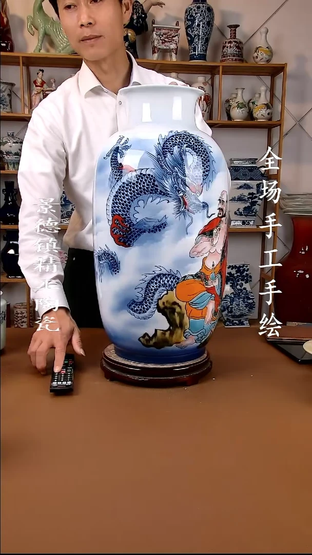 瓶景德镇手工手绘陶瓷摆件73