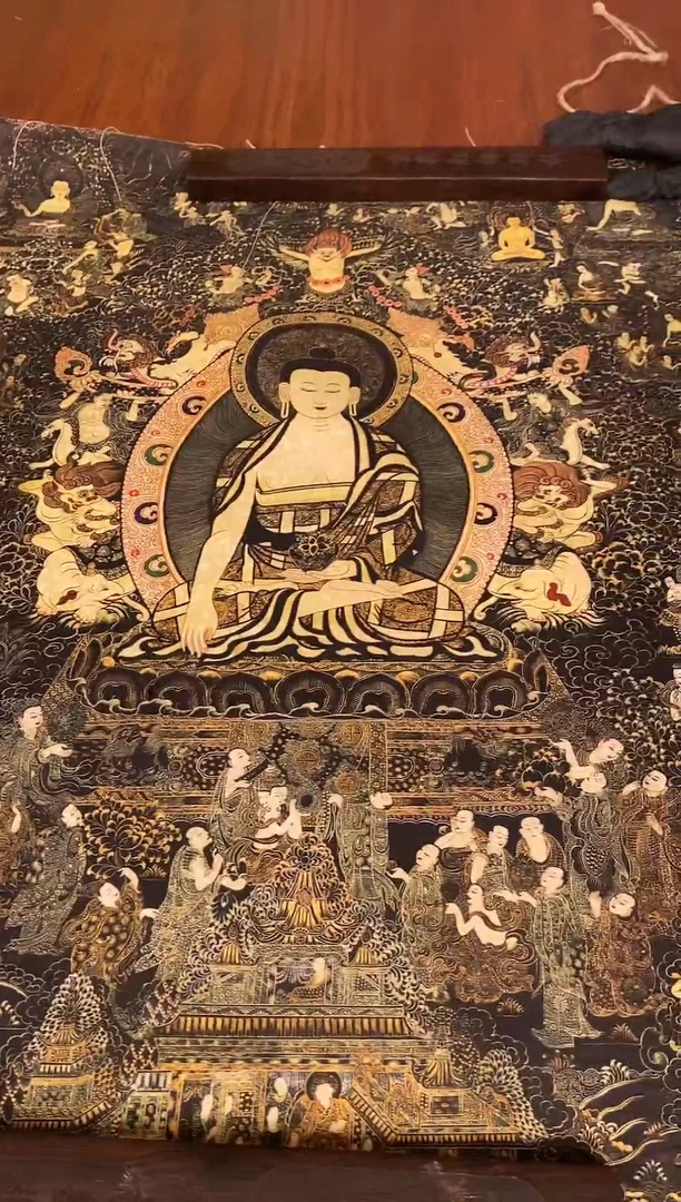 装裱画精美唐卡tk16001