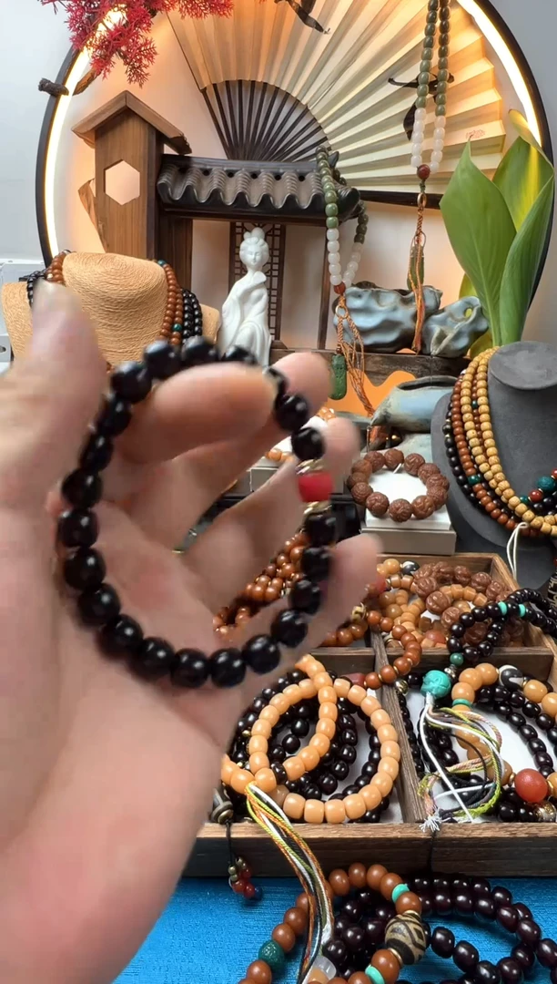 菩提根/象牙果手串20n年糖心老菩提手串