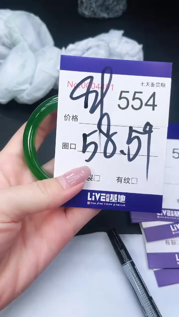 未镶嵌手镯翡翠554