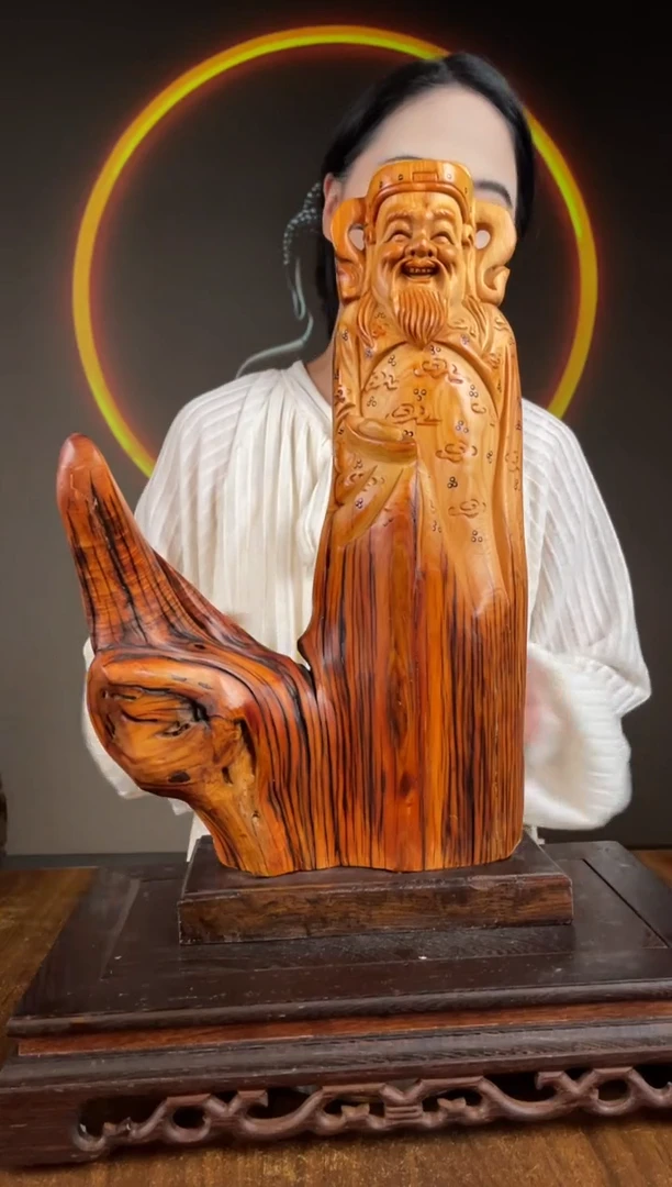 柏木（崖柏）手工摆件,先抢先得! 编号:89