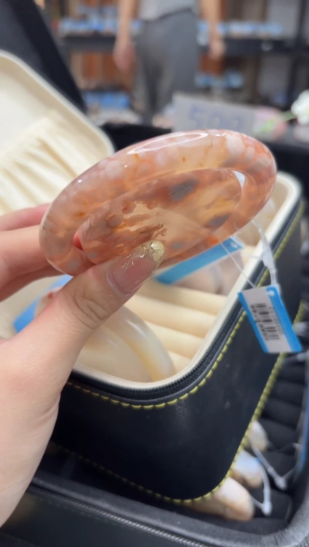 未镶嵌手镯石英质玉C158(57圈赠送镯心)