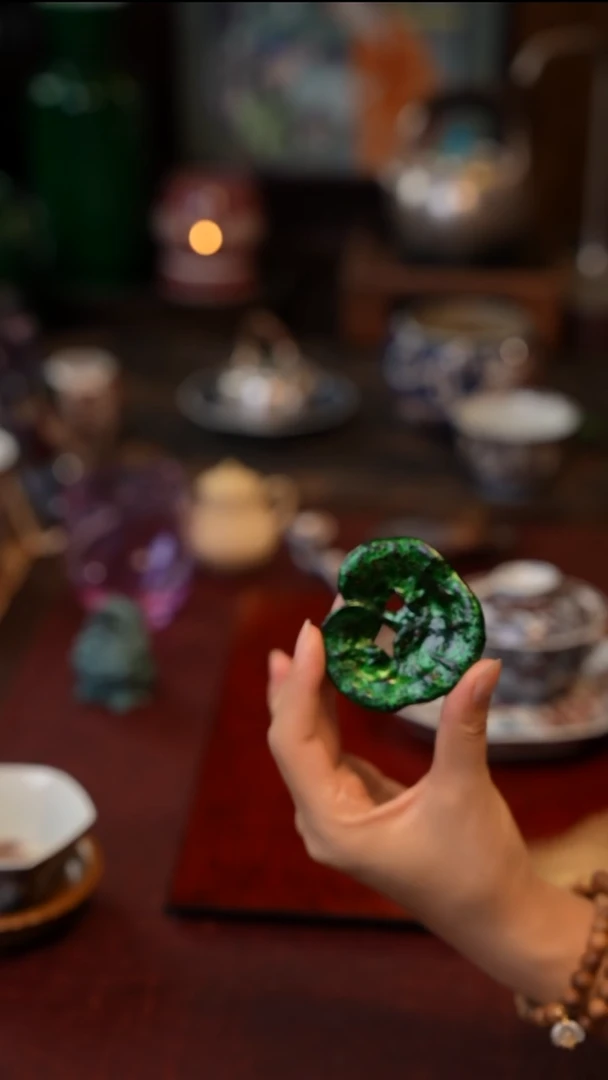 灵芝盖置  景德镇陶瓷福利款