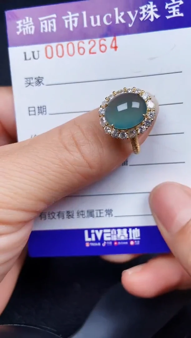 翡翠银S925镶嵌颈饰6264