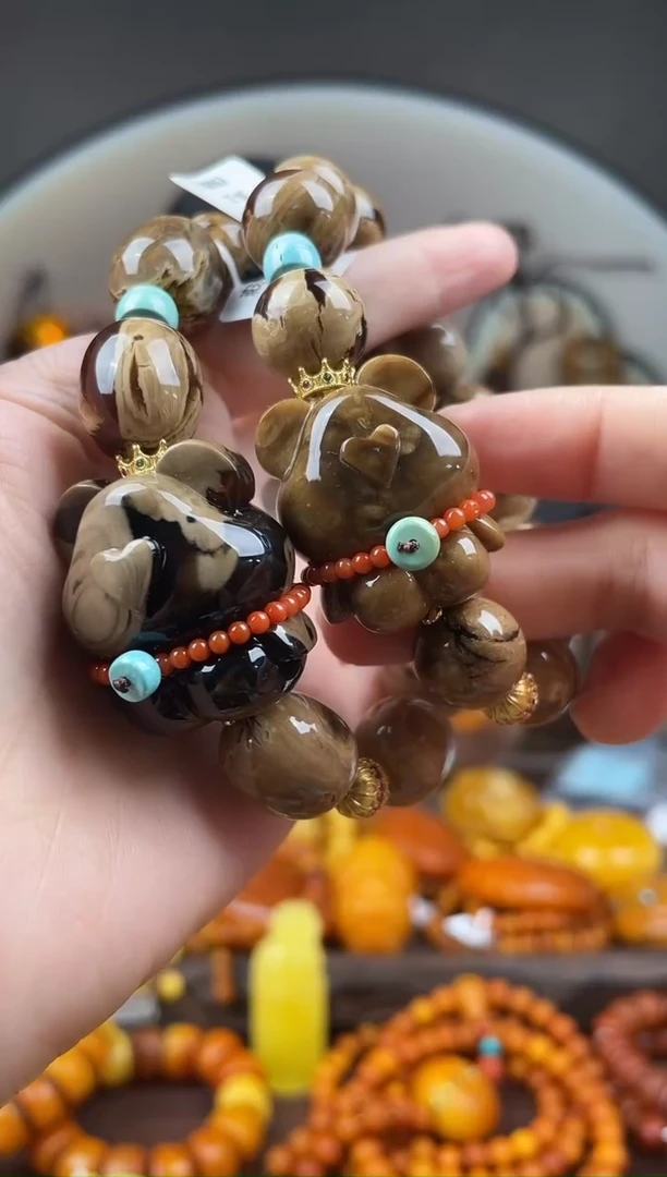 裸石琥珀未镶嵌假一赔4，多样性发货1件