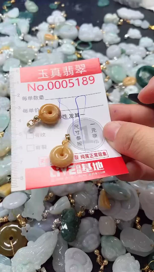 吊坠(不含链)未镶嵌翡翠5189