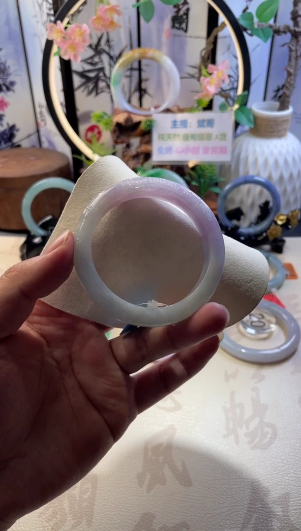 未镶嵌手镯翡翠正圈56