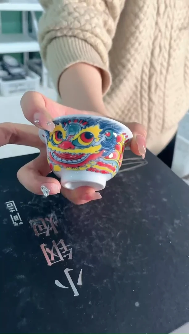 【闪购商品】昨明  醒狮压手杯（微瑕福利）