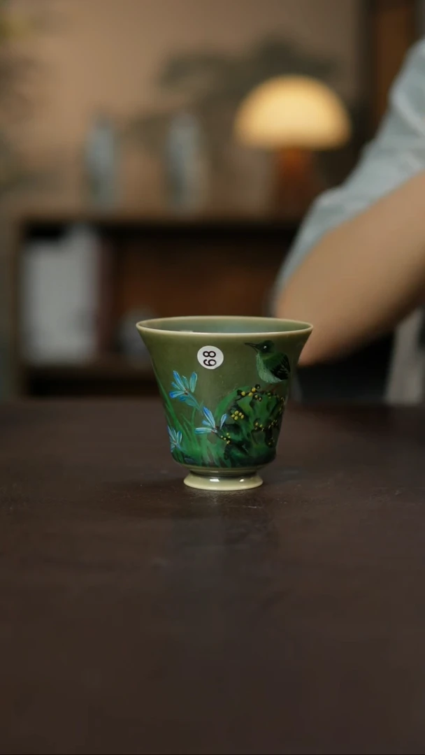 杯景德柴烧手作多人瑕疵