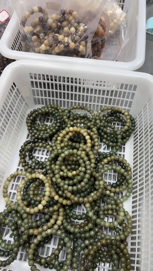 菩提根/象牙果手串1.0汉堡瑕疵福利不挑（302）