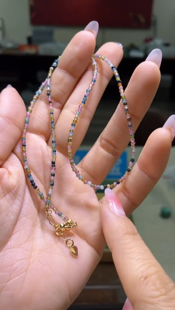 【闪购商品】碧玺颈饰未镶嵌多样性发一件786