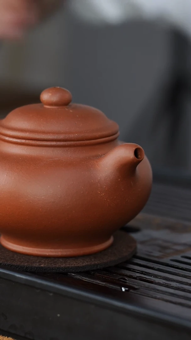 工堂直营精工半手紫砂壶掇只将坡