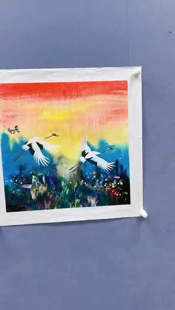 【闪购商品】绘画赵燮绘画2.2平尺仙鹤