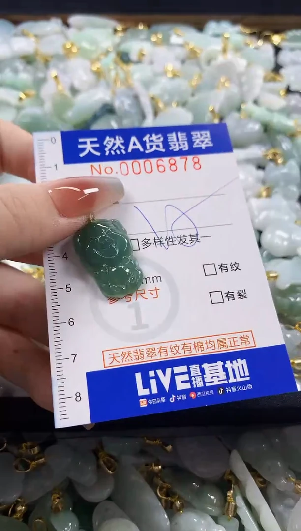 颈饰未镶嵌翡翠M****.天然A货翡翠