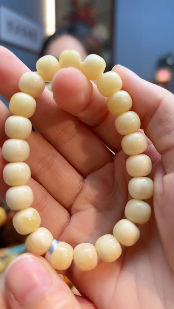 手串琥珀未镶嵌手串微微瑕