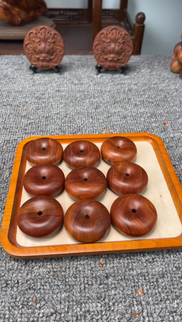 柏木（崖柏）面包圈平安扣  到手一个