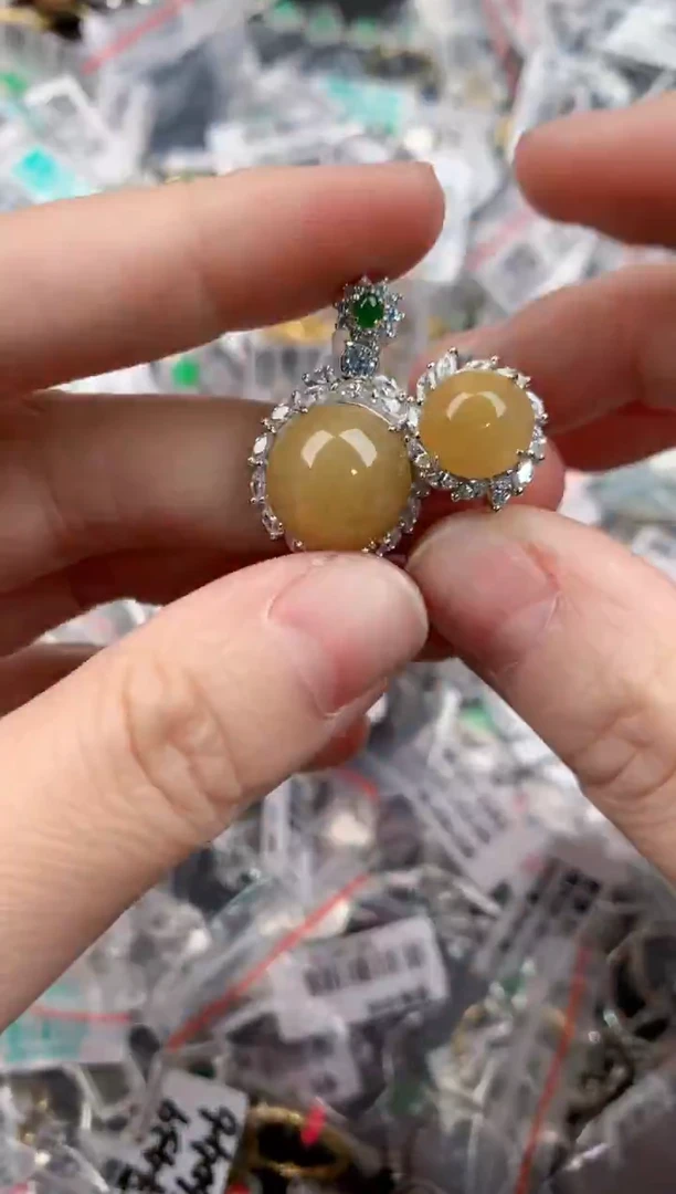 银S925镶嵌戒指翡翠24            3