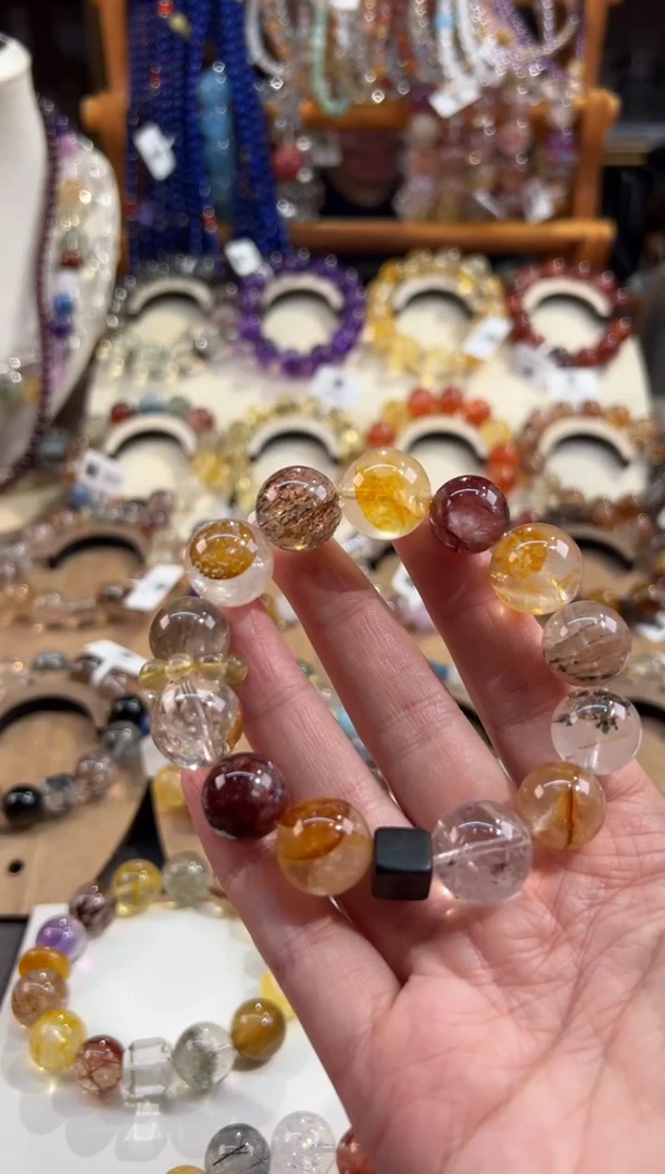 合金手链水晶好*.好吧 定制款 天然水晶默认微瑕