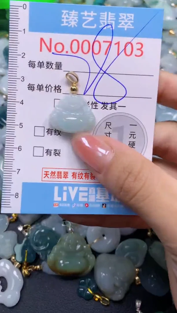 颈饰未镶嵌翡翠7103