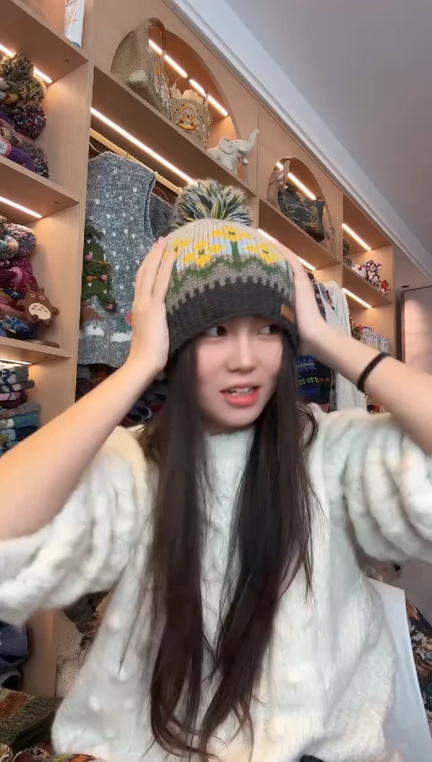 美丽如灰色金桂帽