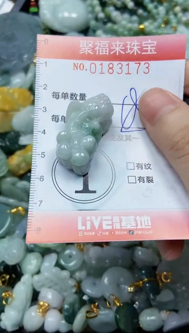 翡翠未镶嵌颈饰闪购0183173