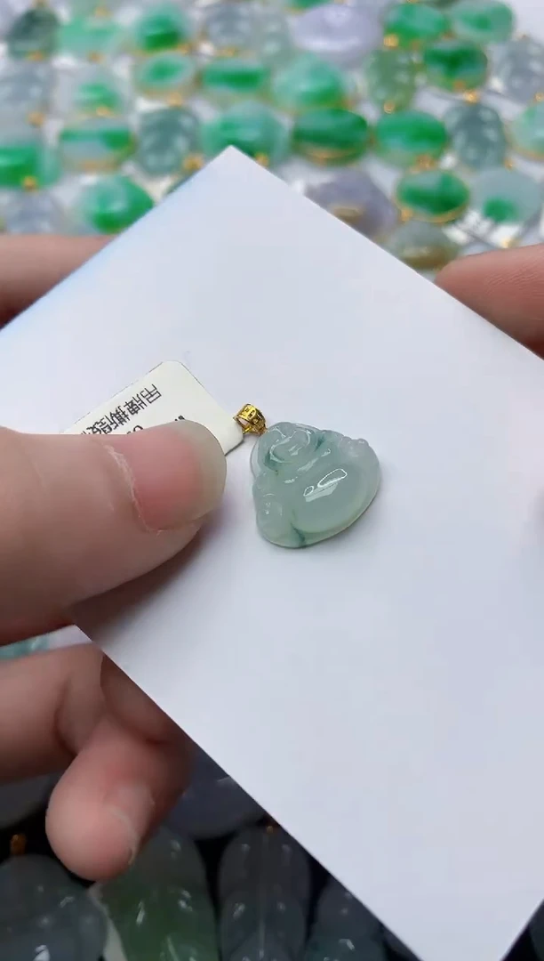 【闪购商品】翡翠颈饰18K金镶嵌11...........